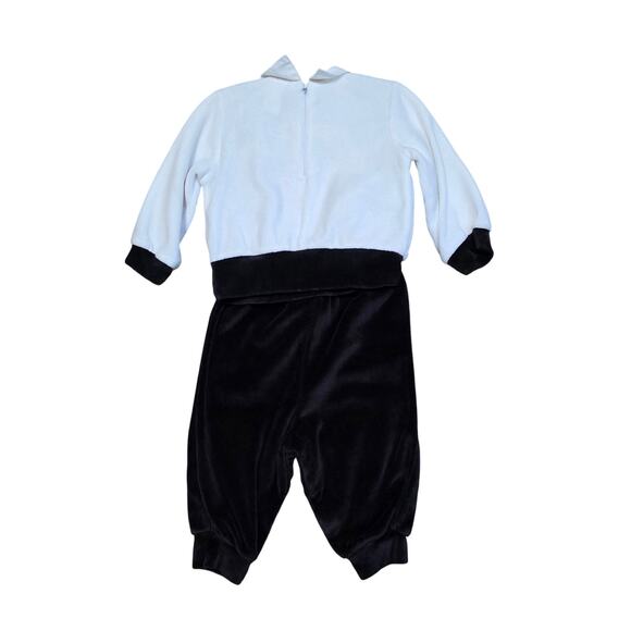 Vintage Velvet Two Piece w/ Booties Tux baby boy Dressy Holiday Size 6-9 Months - Picture 2 of 5